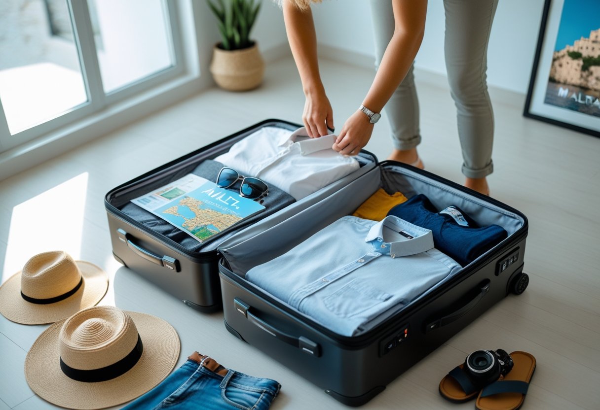 Den ultimative guide til at pakke din hardcasekuffert til en rejse til Malta